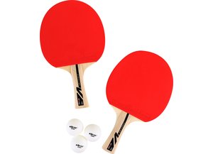 Tischtennis Schläger Set (2 Schläger - 3 Bälle)
