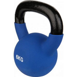 Kettlebell 6 kg blau