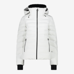 CMP Damen Aprés Ski wattierte Jacke mit Schneegamasche bianco