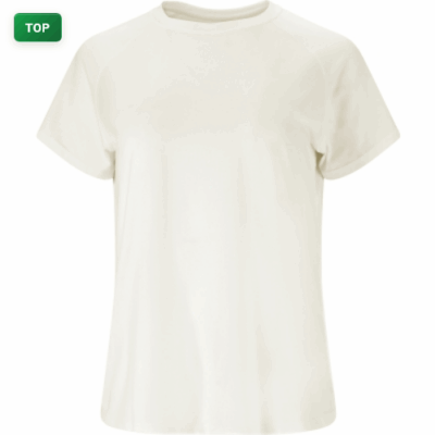 Athleticia Gaina V2 W S/S Tee - vaporous grey