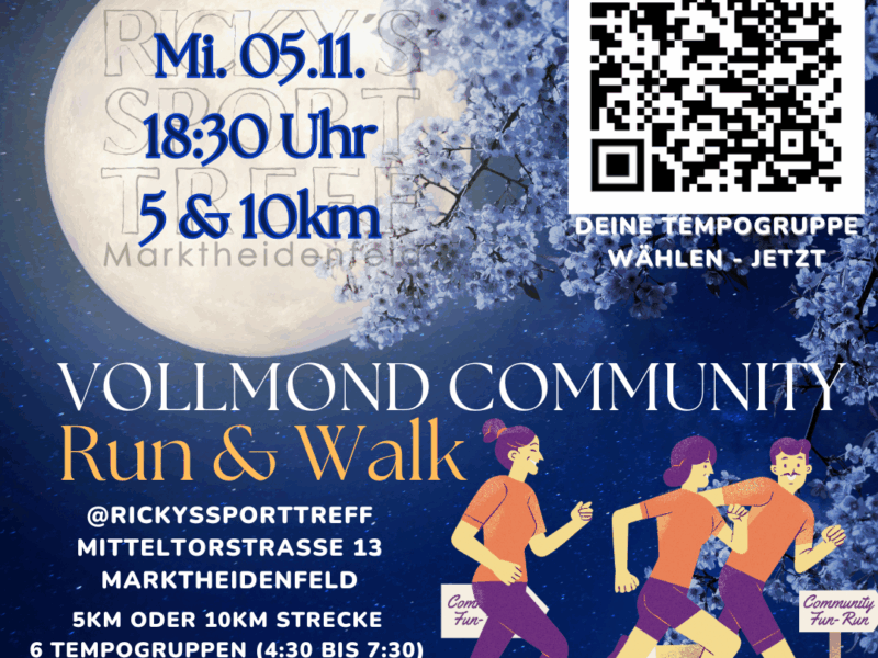 Vollmond Community Run&Walk 5 & 10km #RST November 18:30!