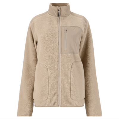 Felis W Teddy Jacke Fleece Island Fossil