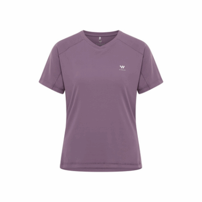 SONIA Ladies' V Neck T-shirt S bis XXL violet