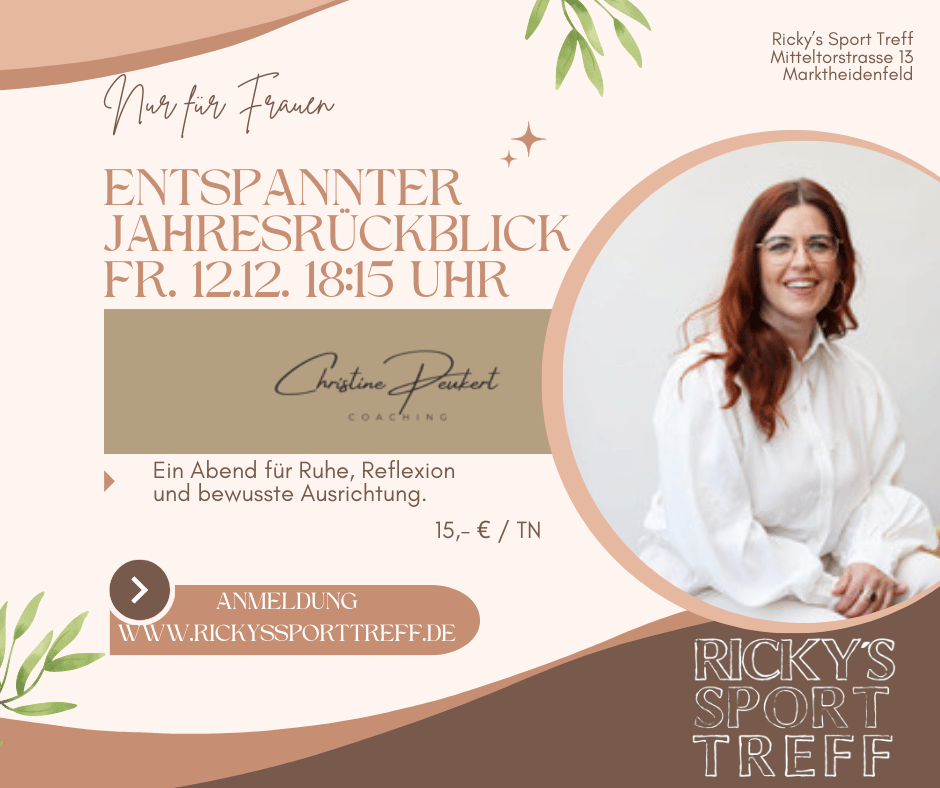 Entspannter Workshop zum Jahresabschluss