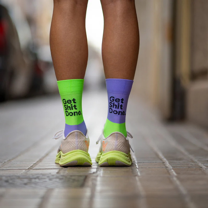 Laufsocken Sporcks GET SHIT DONE grün – Bild 2