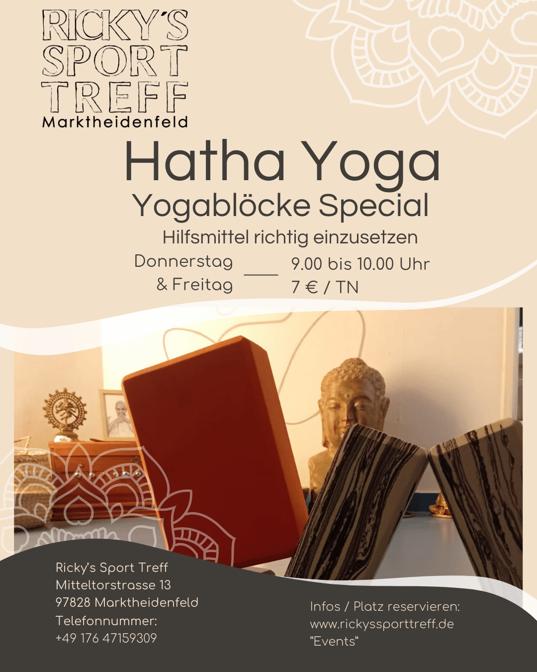 Yoga mit Hilfsmitteln - Blöcke