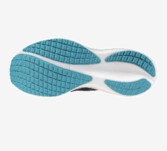 Mizuno Wave Rider 29 blau-weiss-gelb - Laufschuh Herren neutral – Bild 2