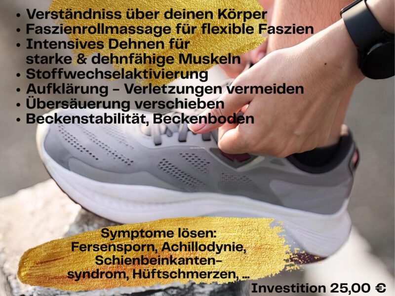 Workshop schmerzfrei laufen – Verbessere Deine Körperkonstitution