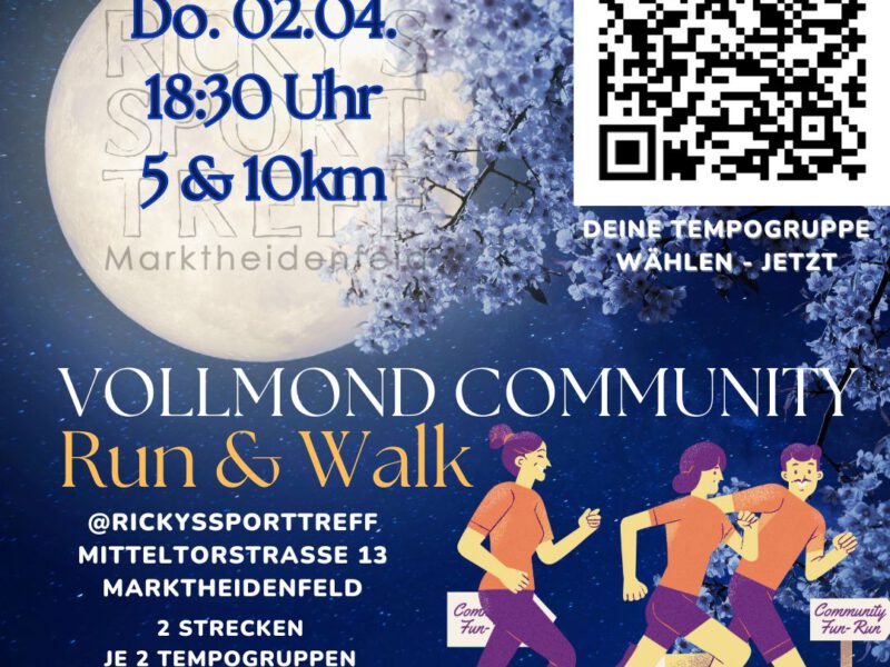 Vollmond Community Run&Walk Do. 02. April 18:30