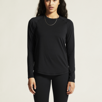 Craft Collective LS Teee Damen schwarz