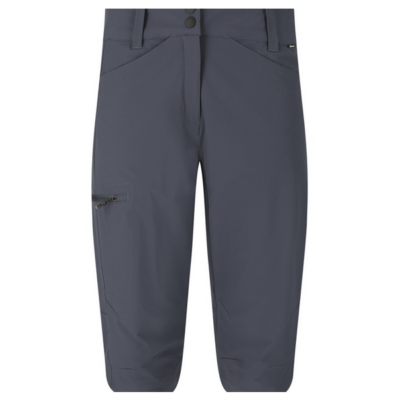 Die Outdoorhose Shann 3/4 Herren in Blau ist aus strapazierfähigem Material gefertigt und verfügt über eine praktische seitliche Tasche mit Reißverschluss sowie einen geraden Schnitt für Komfort bei Outdoor-Aktivitäten.