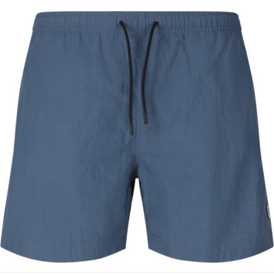Badehose Eyemouth S bis XL in Schwarz, hergestellt aus leichtem, schnelltrocknendem Material. Die Badehose verfügt über einen elastischen Bund mit Kordelzug für optimalen Tragekomfort und ist ideal für Wassersportaktivitäten.