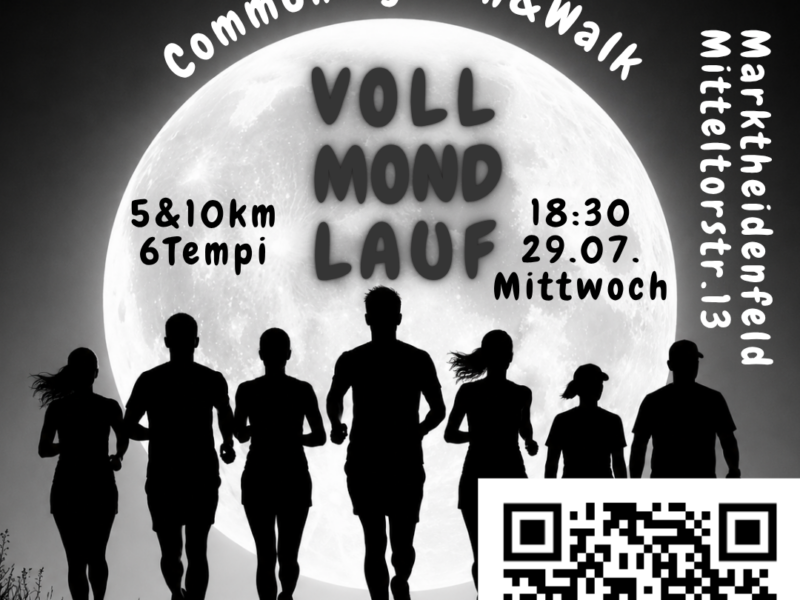 Vollmond Community Run&Walk Mi. 29.07. 18:30