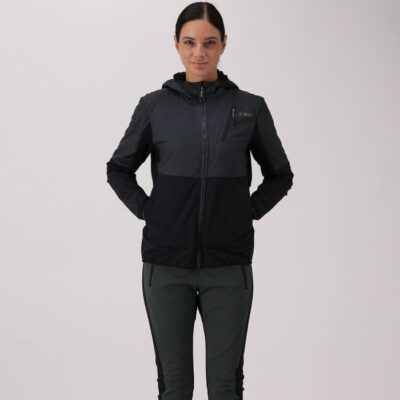 CMP Damen-Hybridjacke mit fester Kapuze