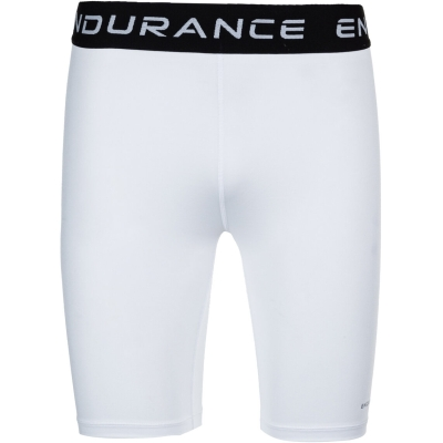 Endurance Power Short Tight Herren weiss