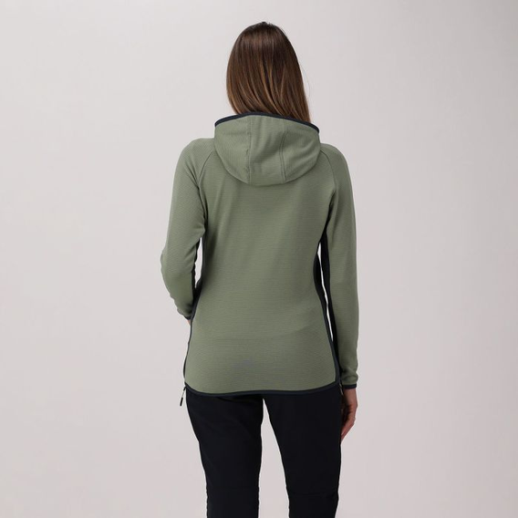 CMP Damen-Fleecejacke mit fester Kapuze Gr.36-44 grün – Bild 3