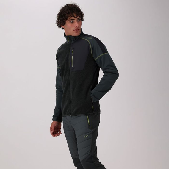CMP Schwere Herren-Stretch-Fleecejacke