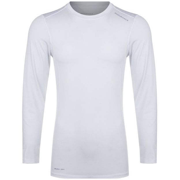 Endurance Power Junior Funktionsshirt lang weiss