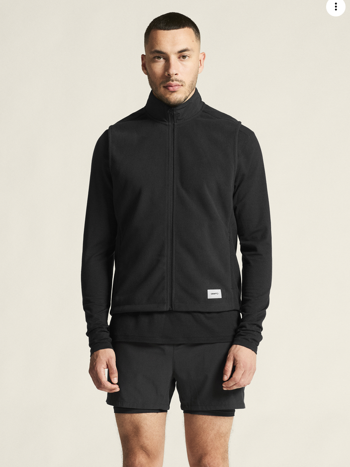 Craft Weste Subz Fleece schwarz - Herren